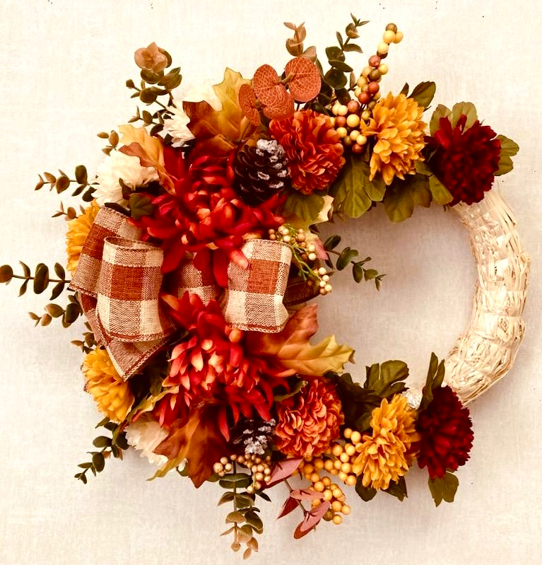 Handmade Fall Wreath