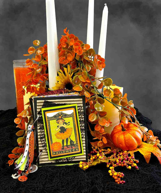 Halloween Themed Handmade Journal