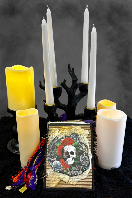 Skull Themed Handmade Journal