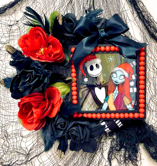 Nightmare Before Christmas Handmade Wreath