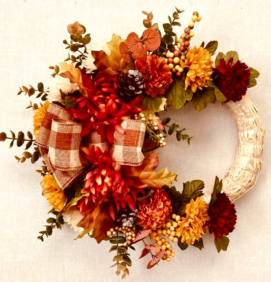 Handmade Fall Wreath